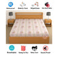 CHHAVI INDIA 210 TC Microfiber Waterproof Printed Fitted (Elastic) Bedsheet