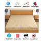 CHHAVI INDIA 210 TC Microfiber Waterproof Printed Fitted (Elastic) Bedsheet