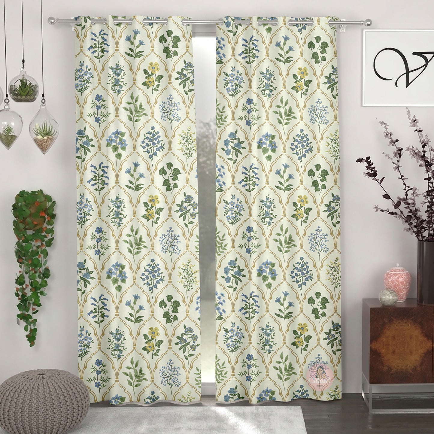 CHHAVI INDIA DESIGNER PRINTED DOOR CURTAIN PACK OF 2