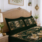 CHHAVI INDIA 210 TC Microfiber Printed King Size Bedsheet With 2 Pillow Covers