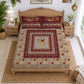 CHHAVI INDIA 210 TC Microfiber Printed King Size Bedsheet With 2 Pillow Covers