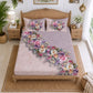 CHHAVI INDIA 210 TC Microfiber Printed King Size Bedsheet With 2 Pillow Covers