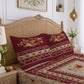 CHHAVI INDIA 210 TC Microfiber Printed King Size Bedsheet With 2 Pillow Covers
