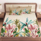 CHHAVI INDIA 210 TC Microfiber Printed King Size Bedsheet With Pillow Covers