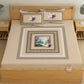 CHHAVI INDIA 210 TC Microfiber Printed King Size Bedsheet With 2 Pillow Covers