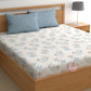 CHHAVI INDIA 210 TC Microfiber Printed King Size Bedsheet With 2 Pillow Covers