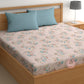 CHHAVI INDIA 210 TC Microfiber Printed King Size Bedsheet With 2 Pillow Covers