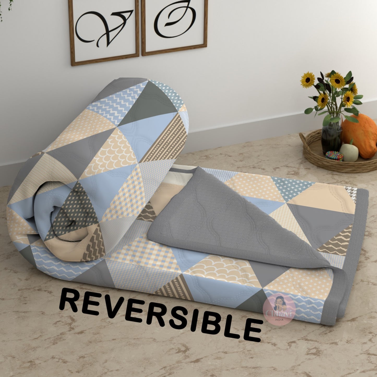 CHHAVI INDIA Printed Double Comforter for AC Room