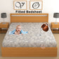 CHHAVI INDIA 210 TC Microfiber Waterproof Printed Fitted (Elastic) Bedsheet