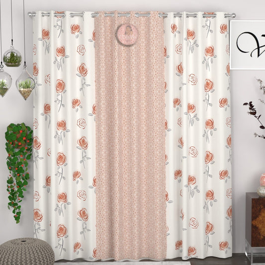 CHHAVI INDIA DESIGNER PRINTED DOOR CURTAIN PACK OF 3