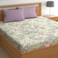 CHHAVI INDIA 210 TC Microfiber Printed King Size Bedsheet With 2 Pillow Covers