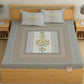 CHHAVI INDIA 210 TC Microfiber Printed King Size Bedsheet With 2 Pillow Covers