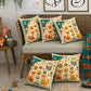 CHHAVI INDIA Microfiber Cushions Cover Pack of 5