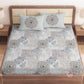 CHHAVI INDIA 210 TC Microfiber Printed King Size Bedsheet With Pillow Covers
