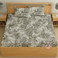 CHHAVI INDIA 210 TC Microfiber Printed King Size Bedsheet With 2 Pillow Covers