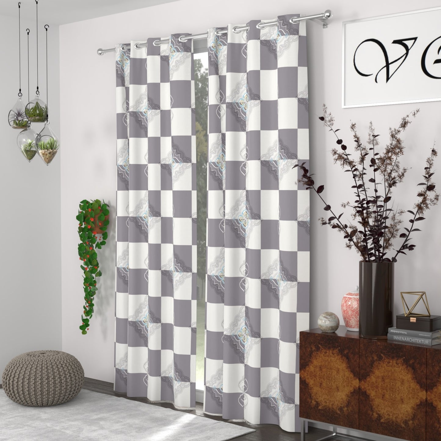 CHHAVI INDIA DESIGNER PRINTED DOOR CURTAIN PACK OF 2