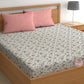 CHHAVI INDIA 210 TC Microfiber Printed King Size Bedsheet With Pillow Covers