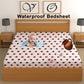 CHHAVI INDIA 210 TC Microfiber Waterproof Printed Fitted (Elastic) Bedsheet