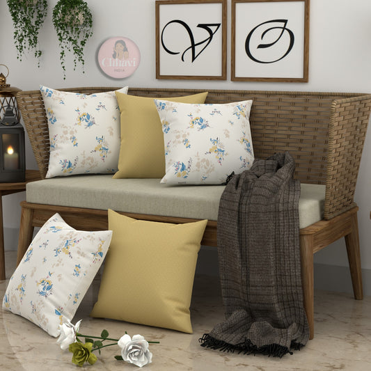 CHHAVI INDIA Microfiber Cushions Cover