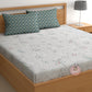 CHHAVI INDIA 210 TC Microfiber Printed King Size Bedsheet With 2 Pillow Covers