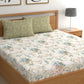 CHHAVI INDIA 210 TC Microfiber Printed King Size Bedsheet With Pillow Covers