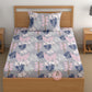 CHHAVI INDIA 180 TC Microfiber Printed Single Bedsheet With 1 Pillow Cover
