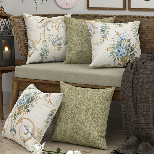 CHHAVI INDIA Microfiber Cushions Cover