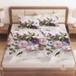 CHHAVI INDIA 210 TC Microfiber Printed King Size Bedsheet With Pillow Covers