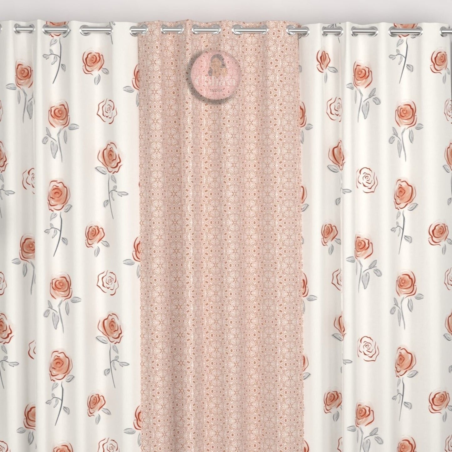 CHHAVI INDIA DESIGNER PRINTED DOOR CURTAIN PACK OF 3