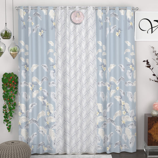 CHHAVI INDIA DESIGNER PRINTED DOOR CURTAIN PACK OF 3