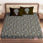 CHHAVI INDIA 210 TC Microfiber Printed King Size Bedsheet With Pillow Covers