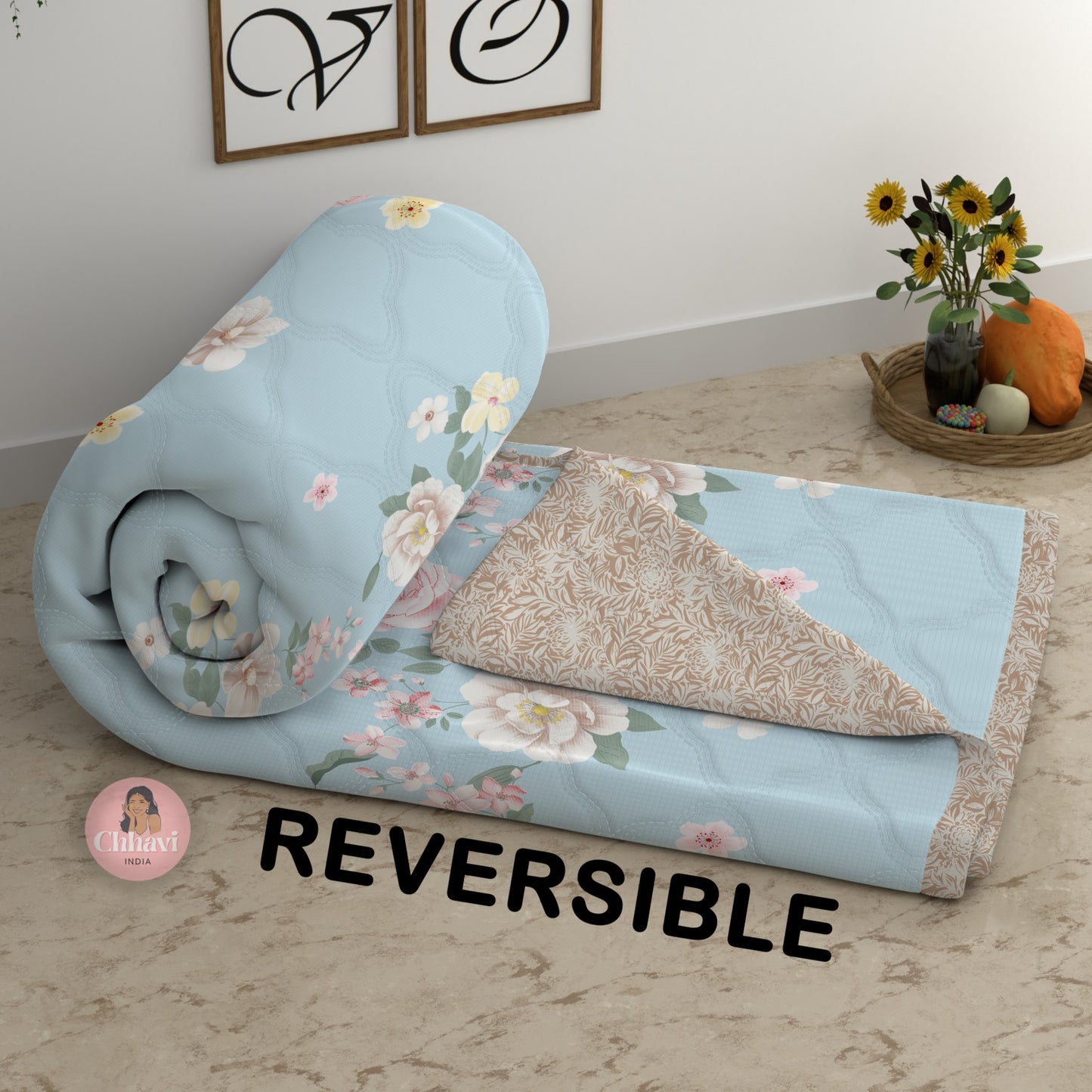 CHHAVI INDIA Printed Double Comforter for AC Room