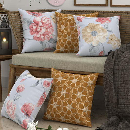 CHHAVI INDIA Microfiber Cushions Cover