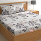 CHHAVI INDIA 210 TC Microfiber Printed Double Bedsheet With Pillow Covers
