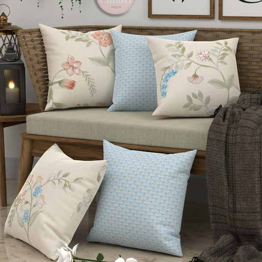 CHHAVI INDIA Microfiber Cushions Cover