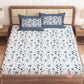 CHHAVI INDIA 210 TC Microfiber Printed King Size Bedsheet With Pillow Covers