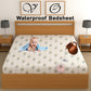 CHHAVI INDIA 210 TC Microfiber Waterproof Printed Fitted (Elastic) Bedsheet