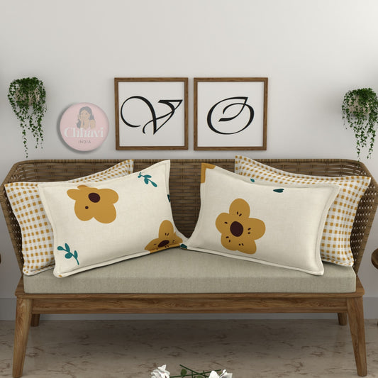 CHHAVI INDIA Microfiber Pillow Cover