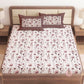 CHHAVI INDIA 210 TC Microfiber Printed King Size Bedsheet With Pillow Covers