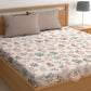CHHAVI INDIA 210 TC Microfiber Printed King Size Bedsheet With Pillow Covers
