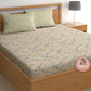 CHHAVI INDIA 210 TC Microfiber Printed King Size Bedsheet With Pillow Covers