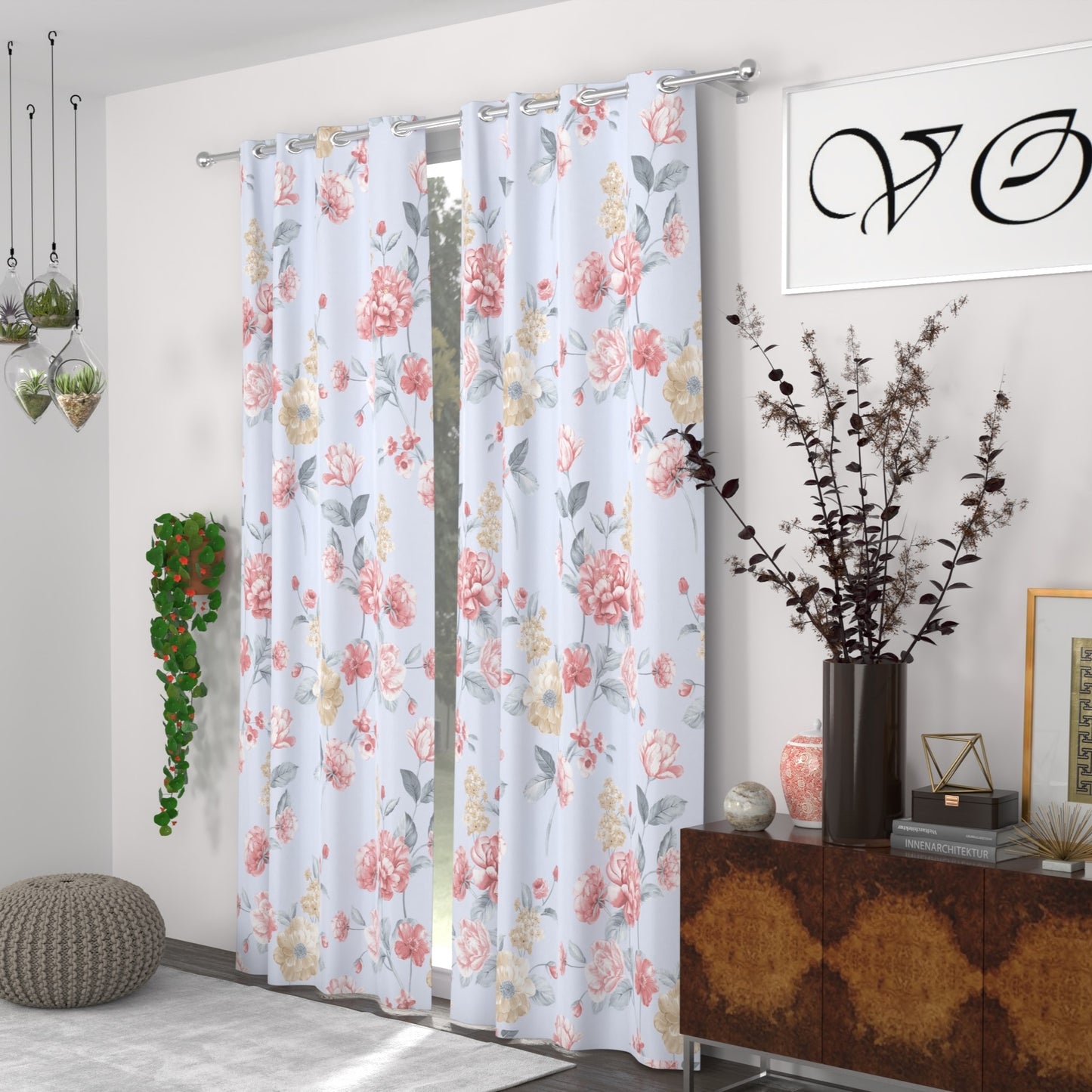 CHHAVI INDIA DESIGNER PRINTED DOOR CURTAIN PACK OF 2