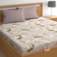 CHHAVI INDIA 210 TC Microfiber Printed King Size Bedsheet With Pillow Covers