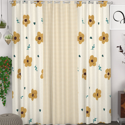 CHHAVI INDIA DESIGNER PRINTED DOOR CURTAIN PACK OF 3