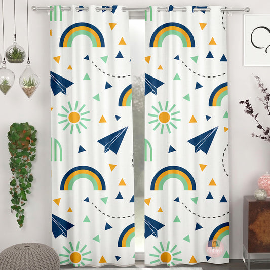 CHHAVI INDIA DESIGNER PRINTED DOOR CURTAIN PACK OF 2