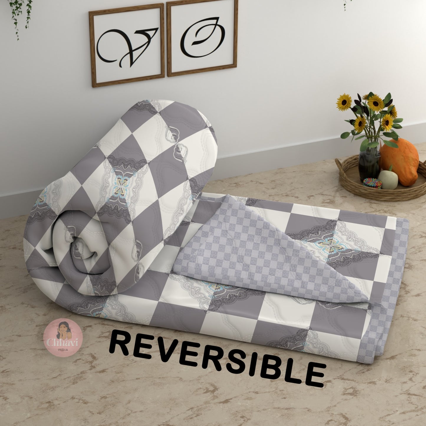 CHHAVI INDIA Printed Double Comforter for AC Room