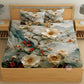 CHHAVI INDIA 210 TC Microfiber Printed King Size Bedsheet With 2 Pillow Covers
