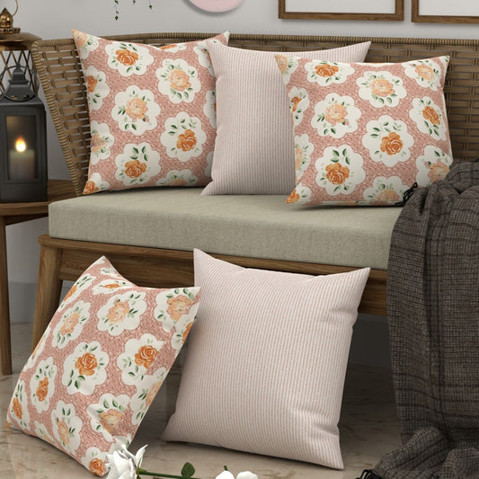 CHHAVI INDIA Microfiber Cushions Cover