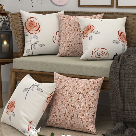 CHHAVI INDIA Microfiber Cushions Cover