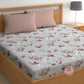 CHHAVI INDIA 210 TC Microfiber Printed King Size Bedsheet With Pillow Covers